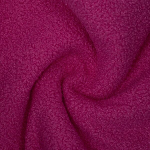 POLYESTER TEDDY FLEECE – FUCHSIA | Fashiontree
