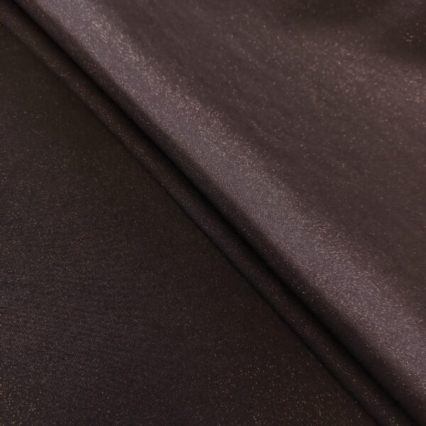 VISCOSE ATLANTA FOIL – DARK BROWN | Fashiontree