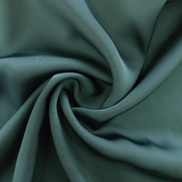 DOUBLE FACED SATIN – BOTTLE GREEN | Fashiontree