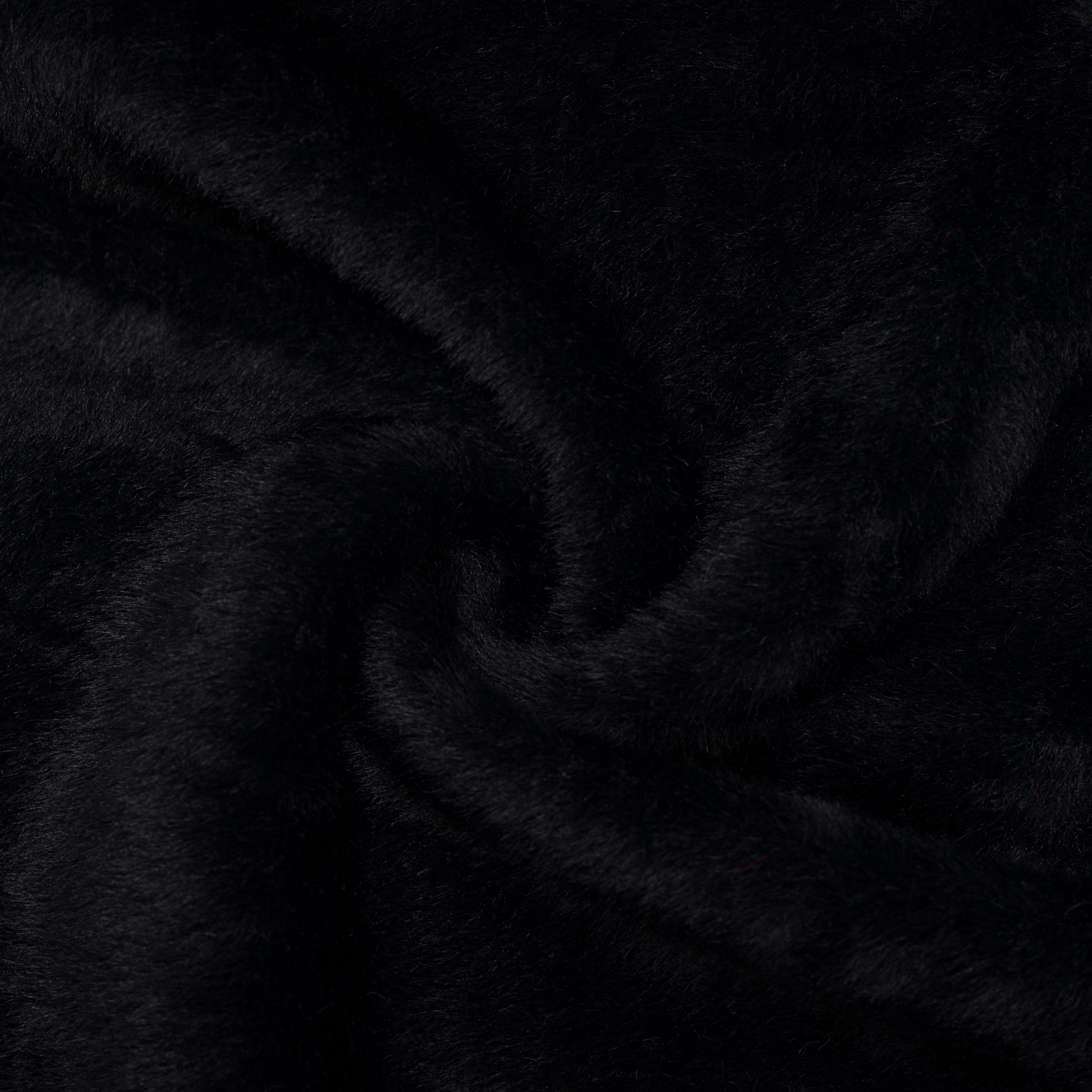 CLC-2378#28 BLACK NYLON ALPACA – BLACK | Fashiontree
