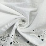 COTTON EMBROIDERY – BORDER – CREAM | Fashiontree