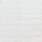 COTTON EMBROIDERY – GEOMETRIC – CREAM | Fashiontree