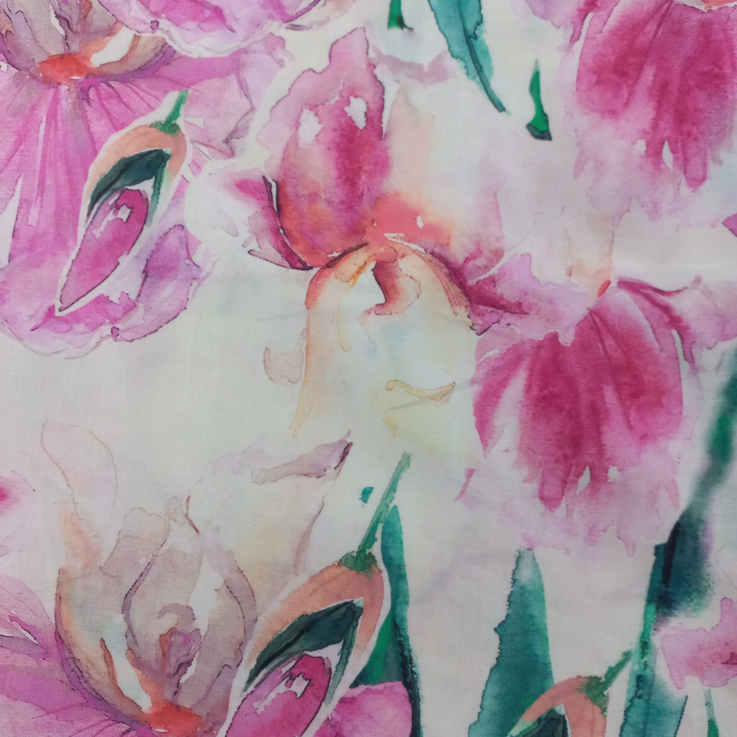 CLC2651 #16180 D FLAT VISCOSE AMELIA PRINT | Fashiontree
