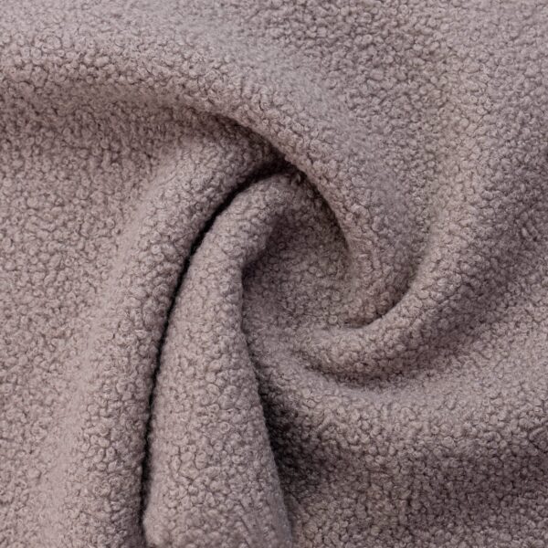 DZIANINA POLIESTROWA BARANEK - CIEMNY BEŻOWY | Boucle | CLC-2494-18 | Fashiontree