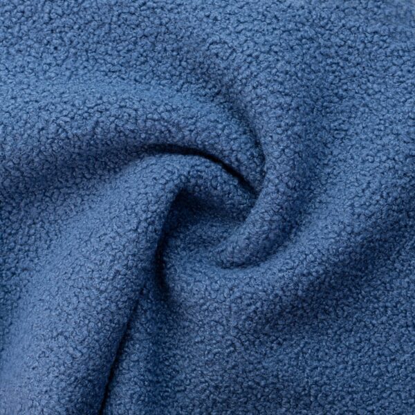 DZIANINA POLIESTROWA BARANEK - NIEBIESKI | Boucle | CLC-2494-19 | Fashiontree