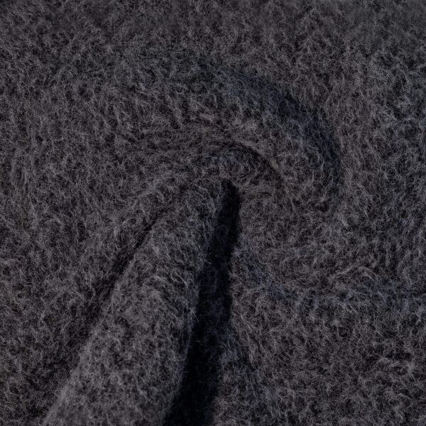 DZIANINA PŁASZCZE PERUGIA - CIEMNY SZARY | Boucle | CLC-2577-9 | Fashiontree
