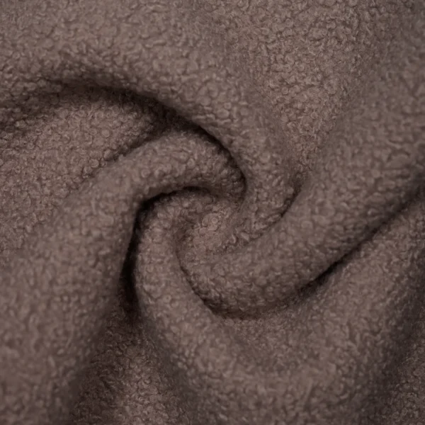 POLYESTER TEDDY FLEECE – PEARL BEIGE | Fashiontree