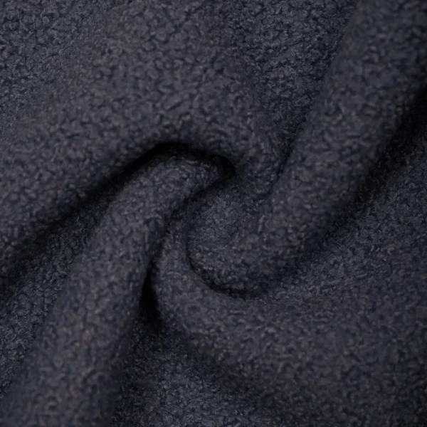 POLYESTER TEDDY FLEECE – DENIM | Fashiontree