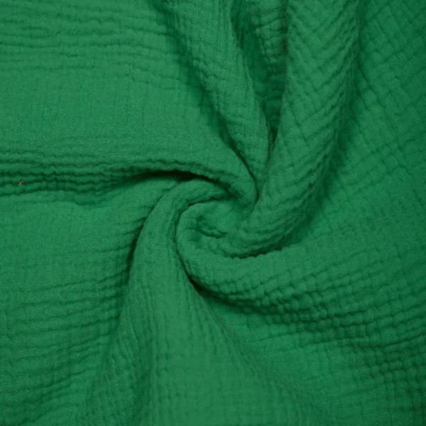 TKANINA BAWEŁNIANA MUSLIN – ZIELONY | Fashiontree