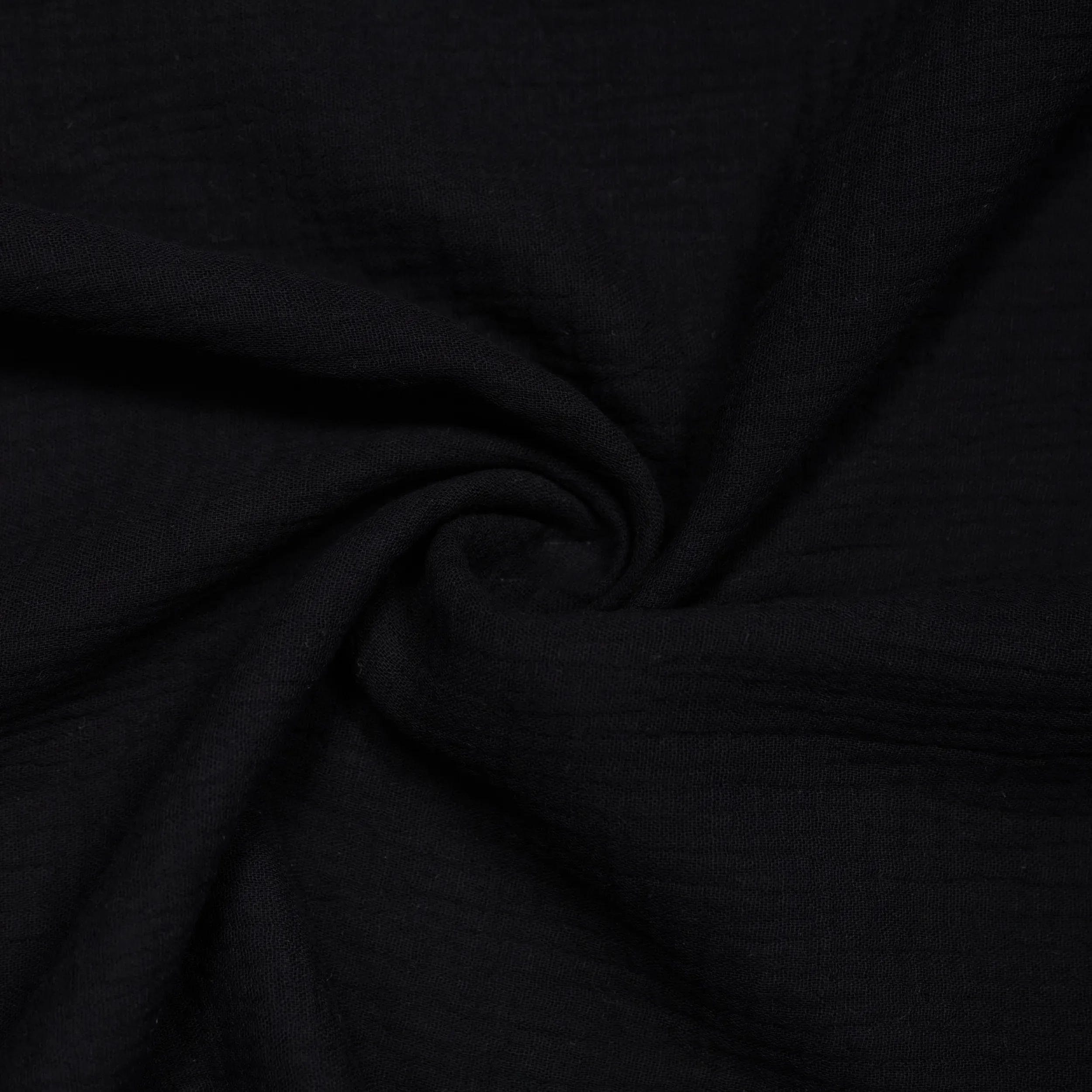 LPPD-138 #24 TKANINA BAWEŁNIANA MUSLIN – CZARNY | Fashiontree