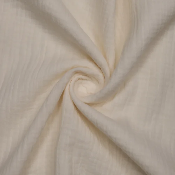 TKANINA BAWEŁNIANA MUSLIN – KREMOWY | Fashiontree