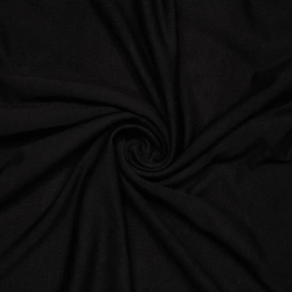 VISCOSE JERSEY – BLACK | Fashiontree