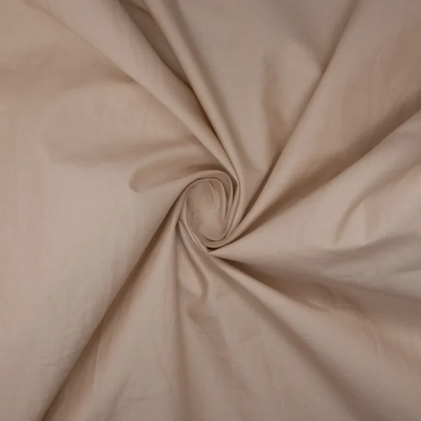 COTTON POPLIN PAPER TOUCH – BEIGE | Fashiontree