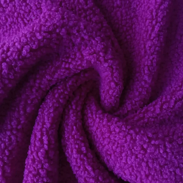 DZIANINA POLIESTROWA BARANEK – FUKSJA | Fashiontree