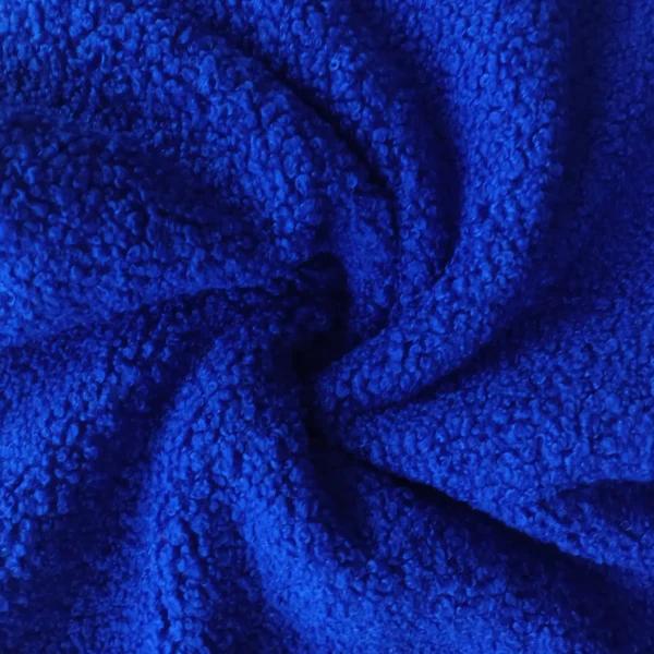 DZIANINA POLIESTROWA BARANEK – KRÓLEWSKI BŁĘKIT | Fashiontree