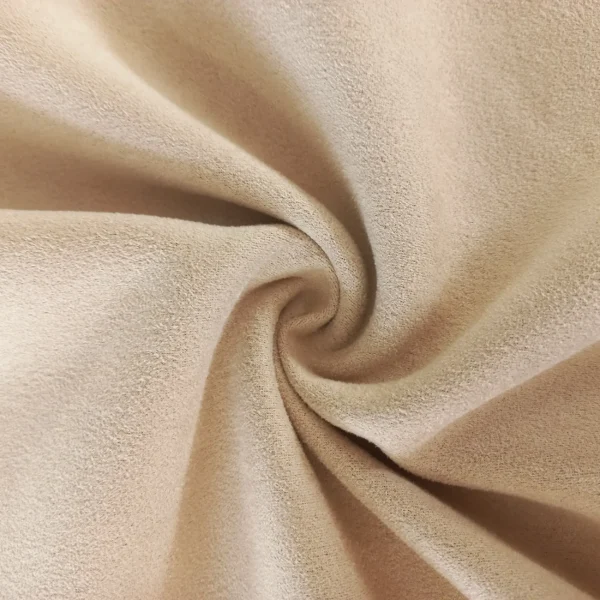 DZIANINA POLIESTROWA ZAMSZ – PIASKOWY | Fashiontree