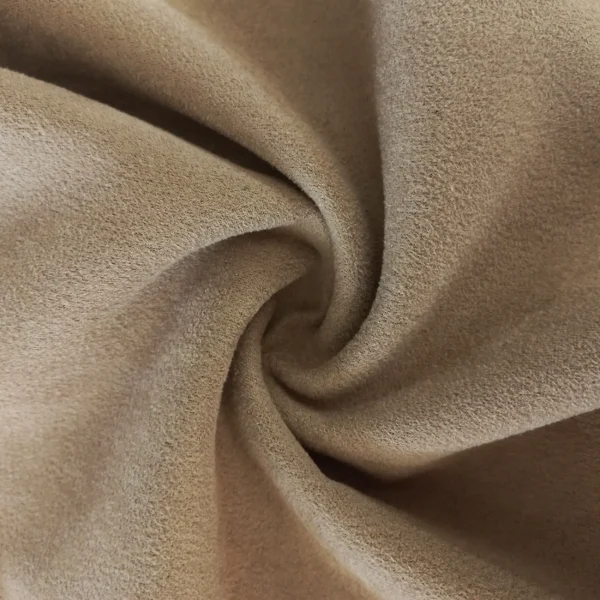 DZIANINA POLIESTROWA ZAMSZ – CAPPUCINO | Fashiontree