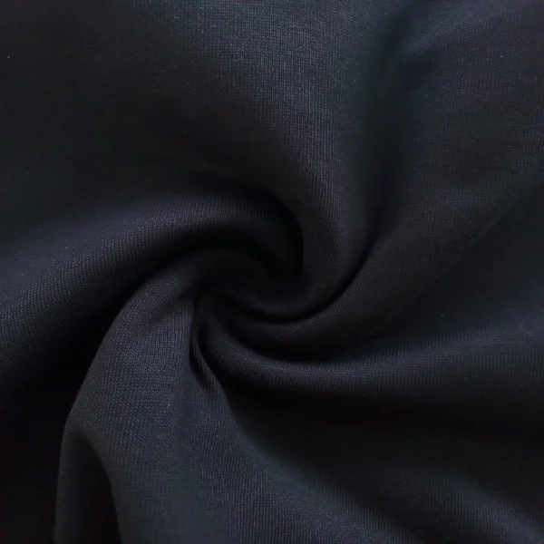 COTTON RIB (1X1) – BLACK | Fashiontree
