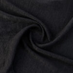 CHIFFON ACETATE – BLACK | Fashiontree