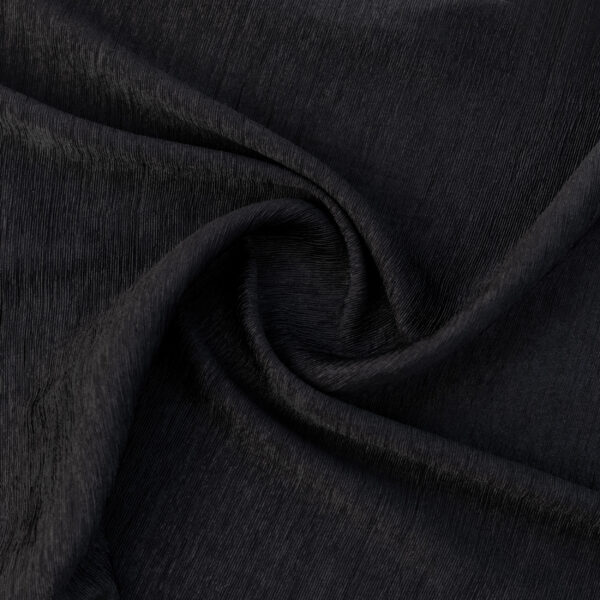 CHIFFON ACETATE – BLACK | Fashiontree