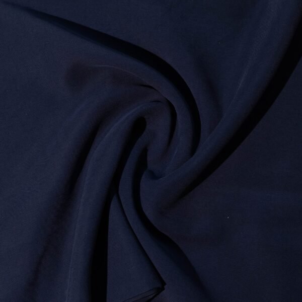 TKANINA RAYON O EFEKCIE CUPRO - CIEMNY NIEBIESKI | Wiskoza | CLC-2706-2 | Fashiontree