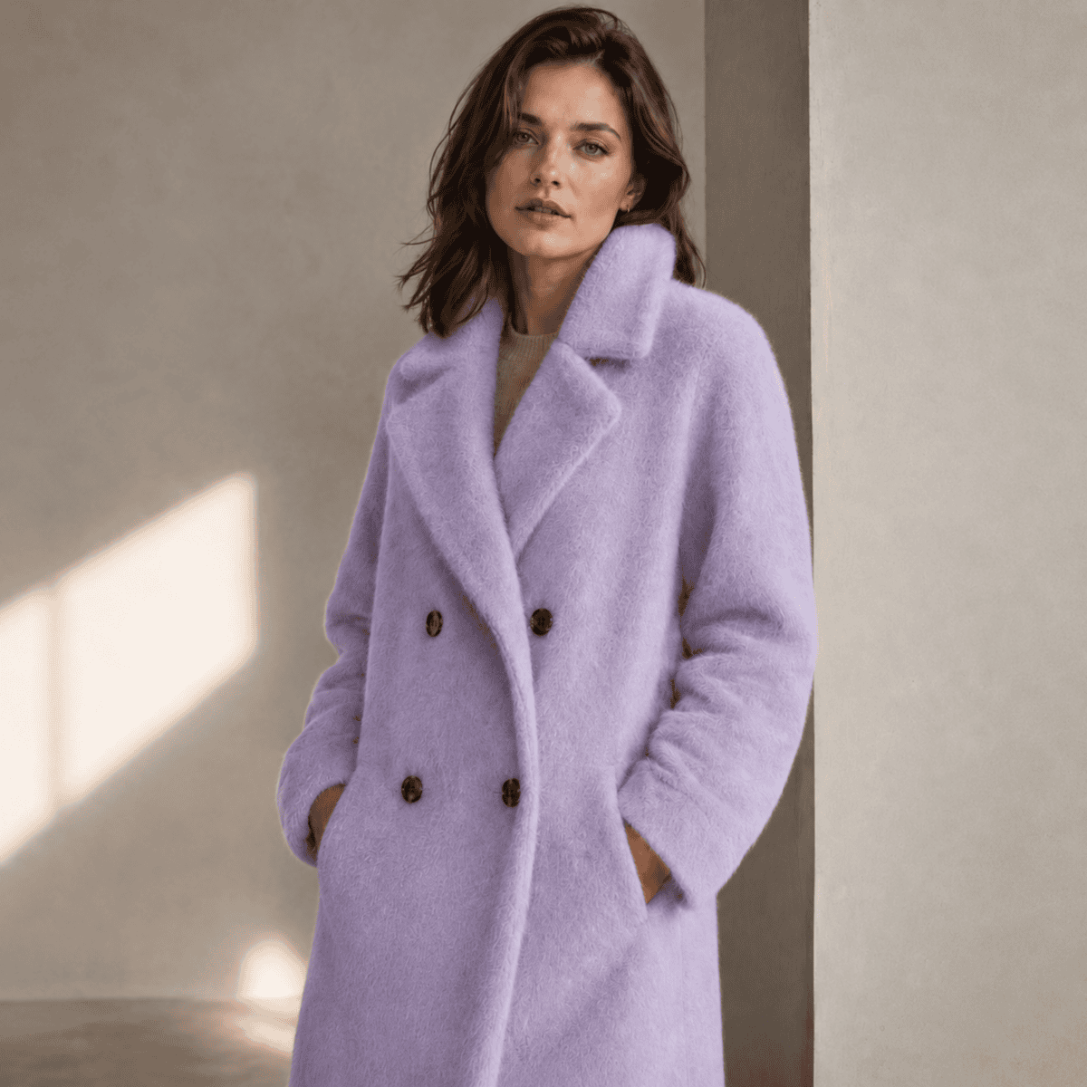 POLYESTER ALPACA - LIGHT PINK - Image 2