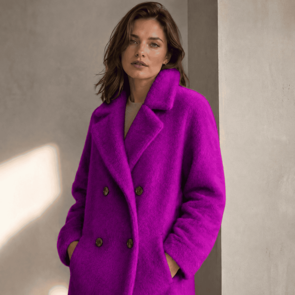 POLYESTER ALPACA - FUCHSIA - Image 2