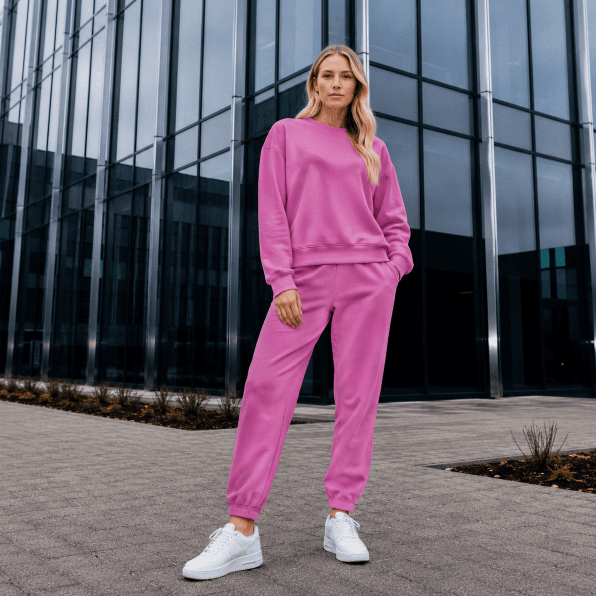 FRENCH TERRY  - POWDER PINK - Image 2