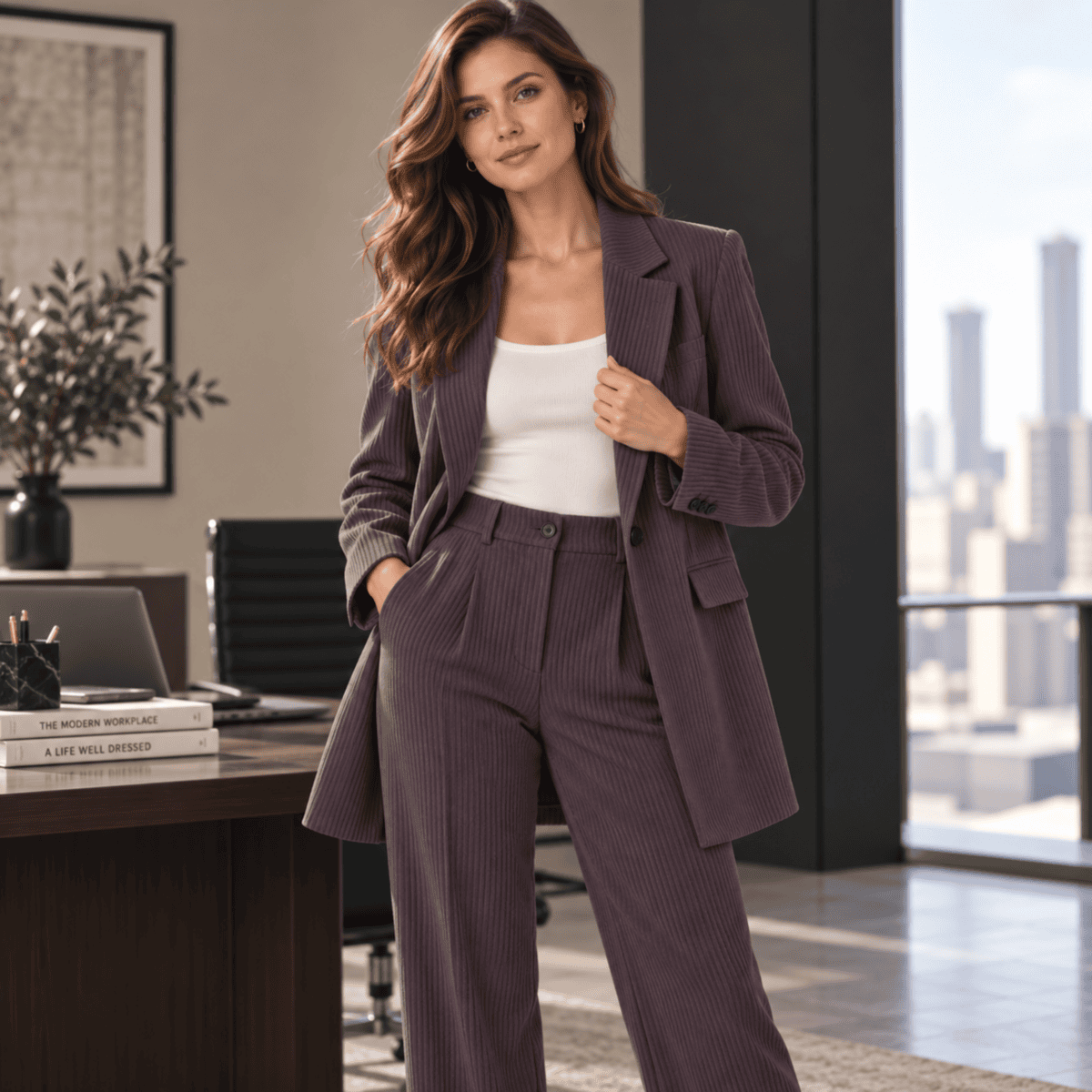 CORDUROY  - CHOCOLATE BROWN - Image 2