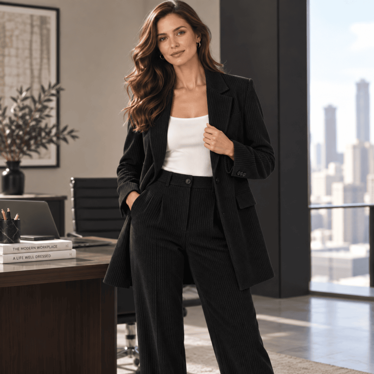 CORDUROY - BLACK - Image 2