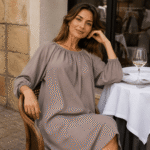 LINEN VISCOSE - BEIGE - Image 2