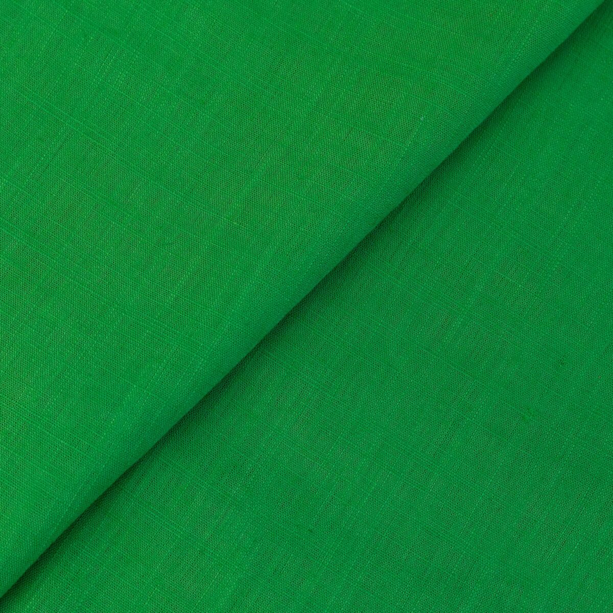 LINEN VISCOSE - GREEN - Image 4