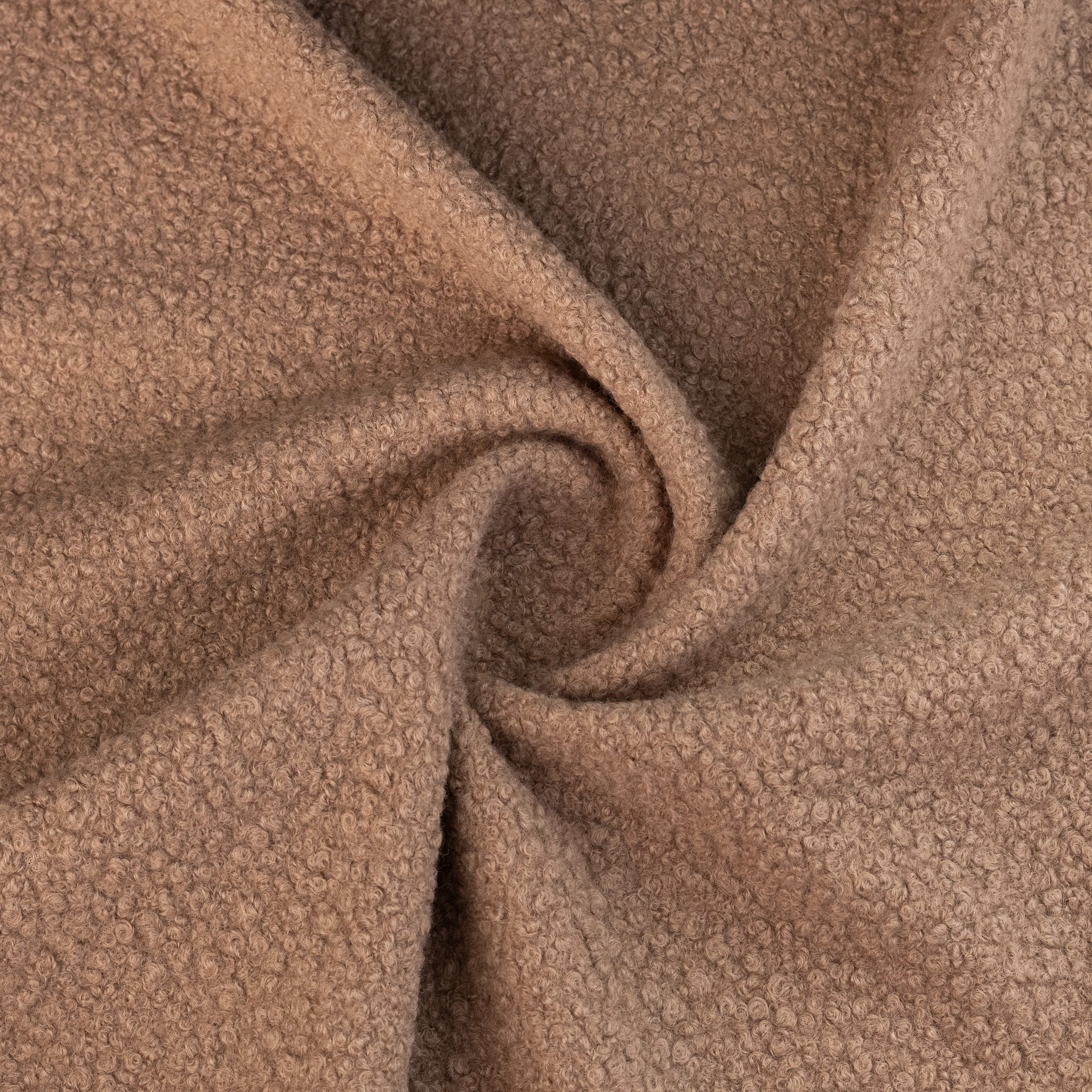 CLC-2322-8-TWIRL DZIANINA PŁASZCZE BOUCLE - JASNY BRĄZ - obrazek 1