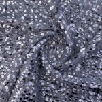 MESH SEQUINS - DARK GREY