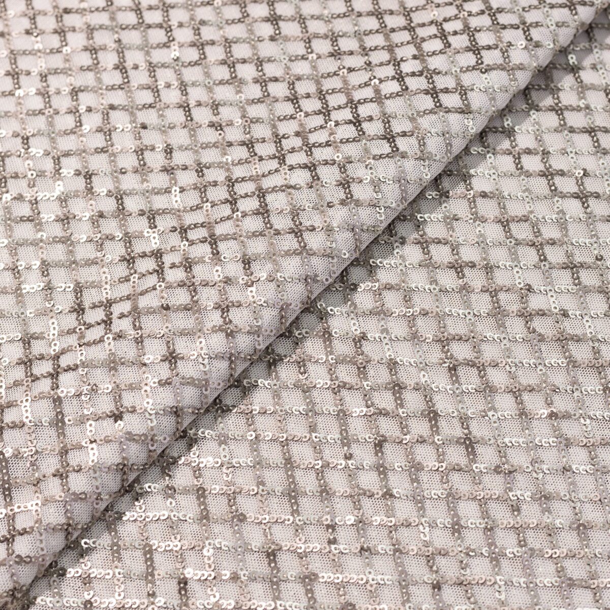 MESH SEQUINS - BEIGE - Image 4