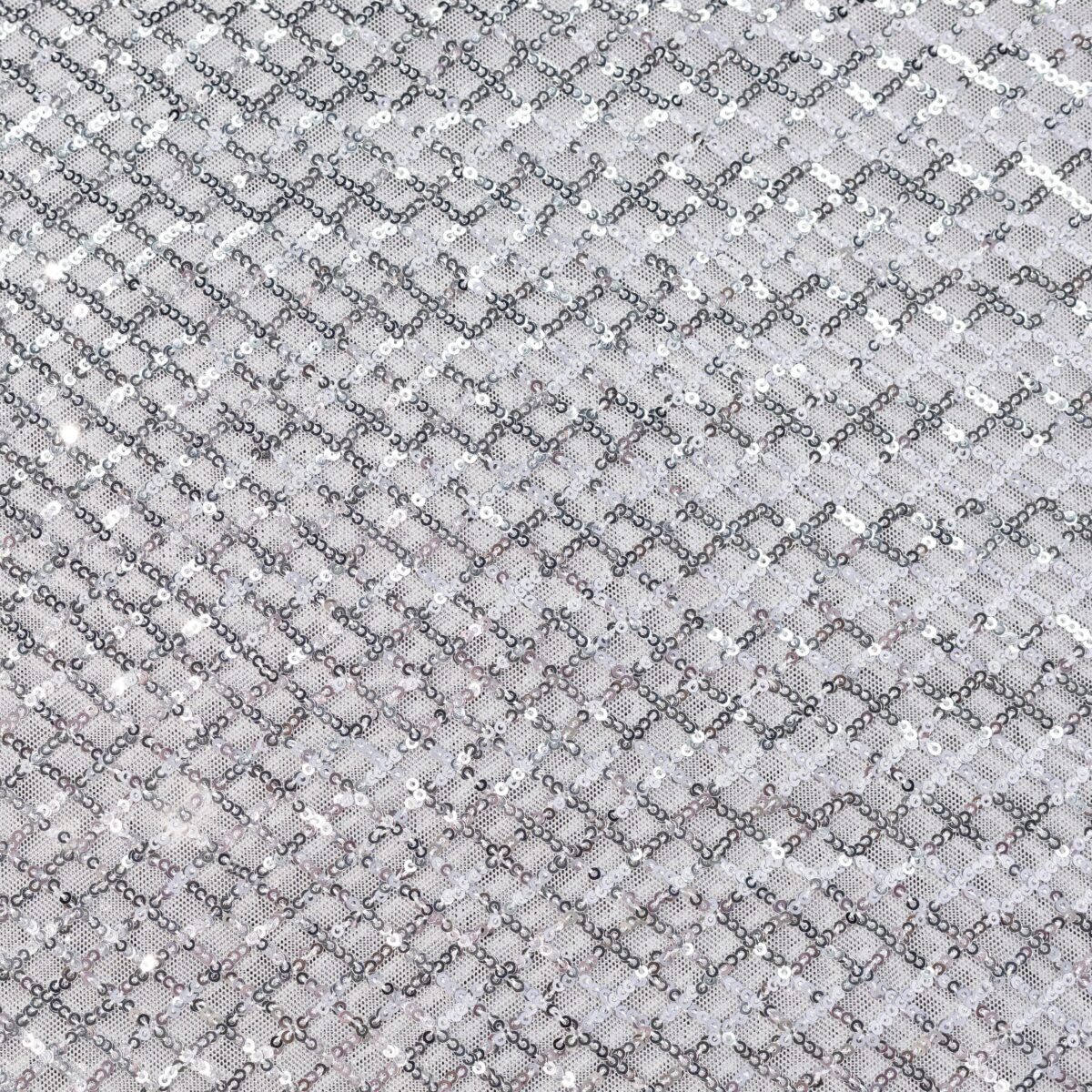 MESH SEQUINS - LIGHT GREY - Image 3