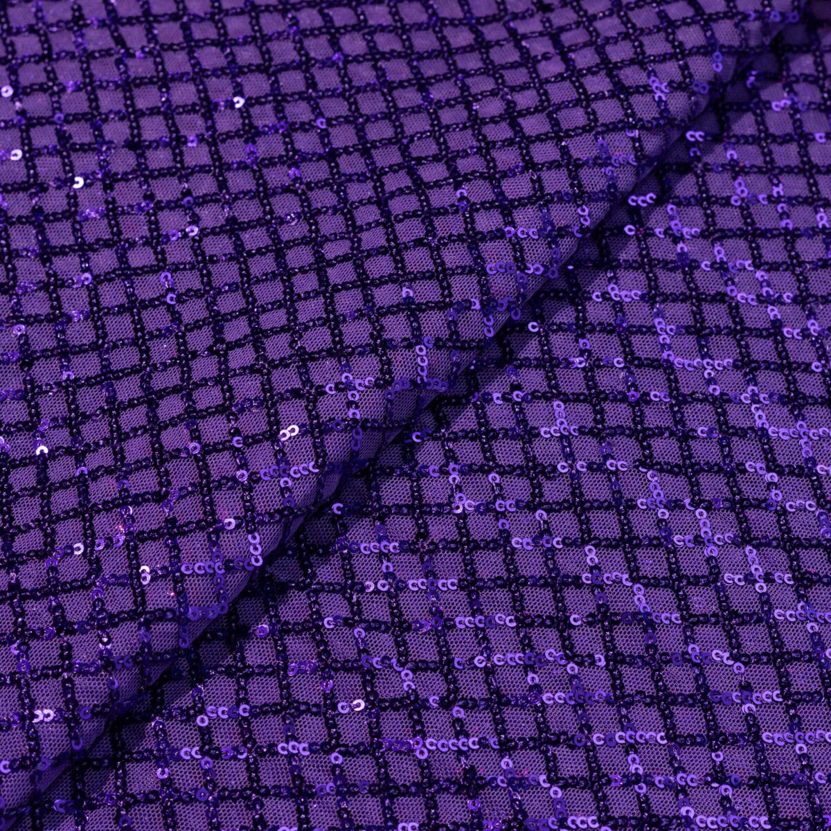 MESH SEQUINS - VIOLET - Image 4