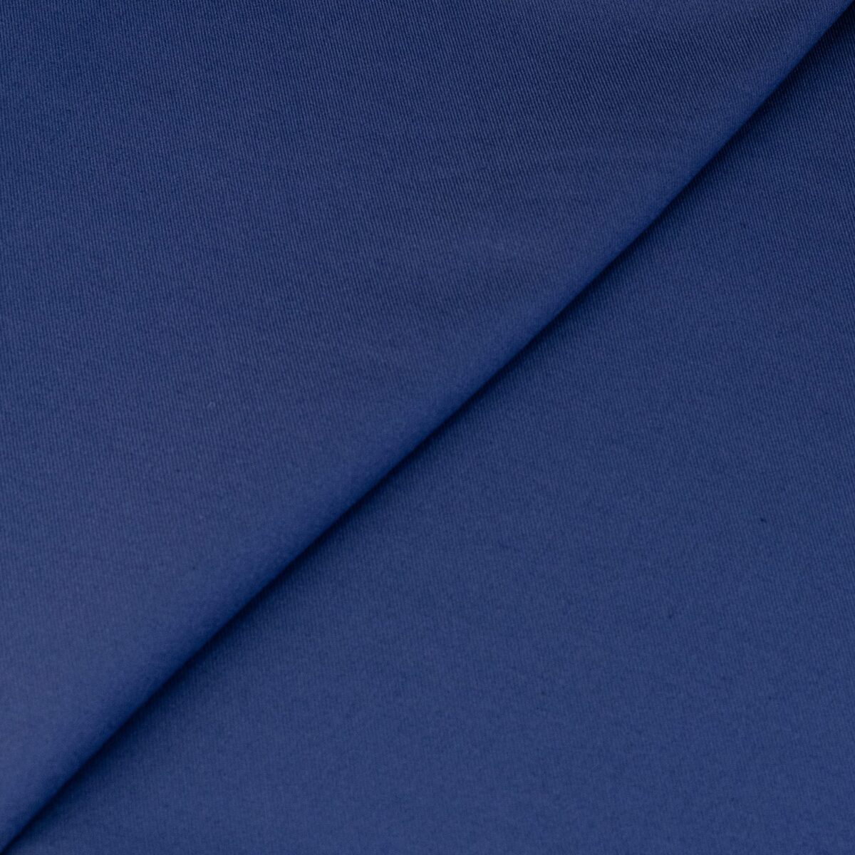 TKANINA GARNITUROWA Z WISKOZĄ DRAPANA - DENIM - obrazek 4