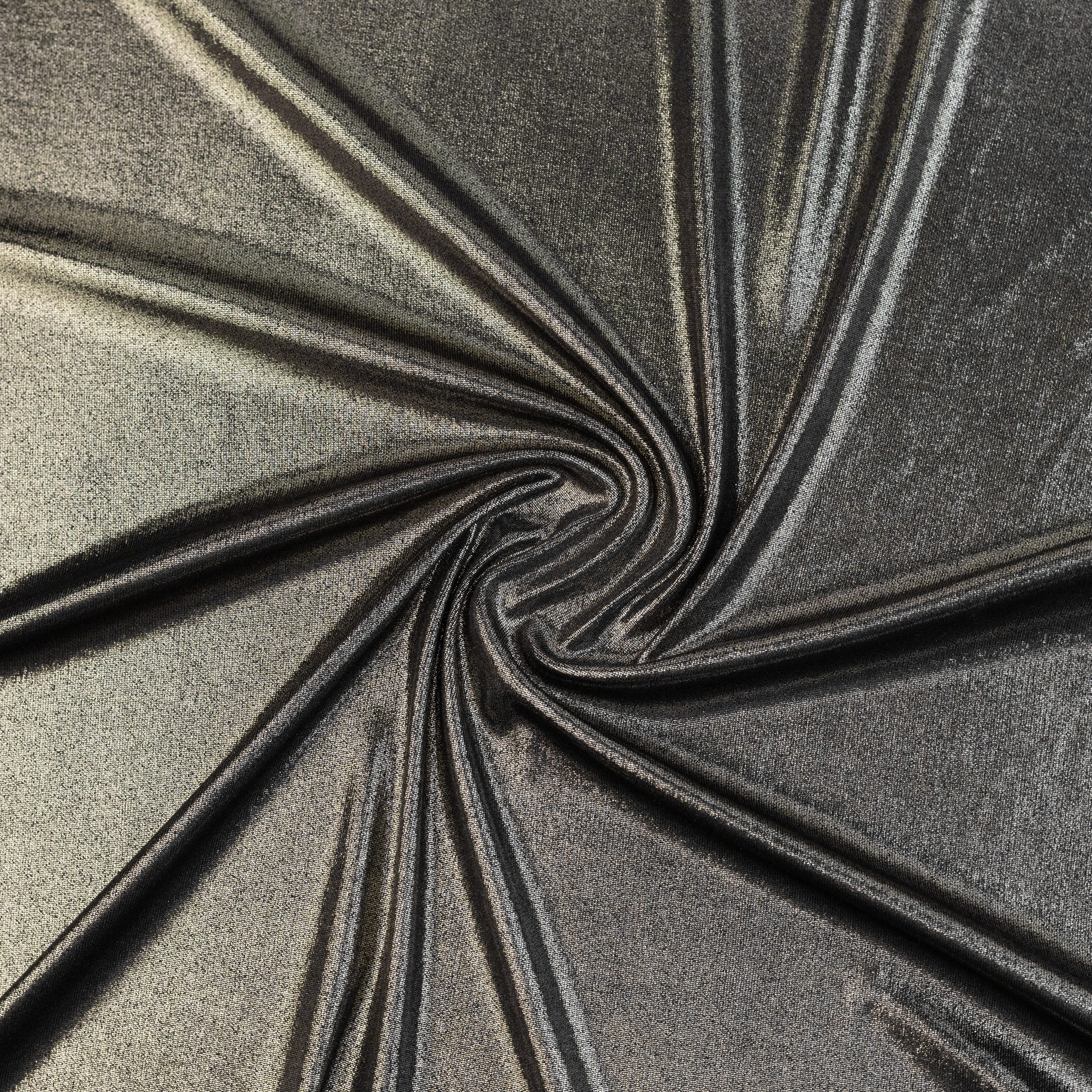 CLC-2492-5-TWIRL DZIANINA POLIESTROWA Z FOLIĄ - ZŁOTO - obrazek 1