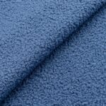 POLYESTER TEDDY FLEECE - DENIM - Image 4