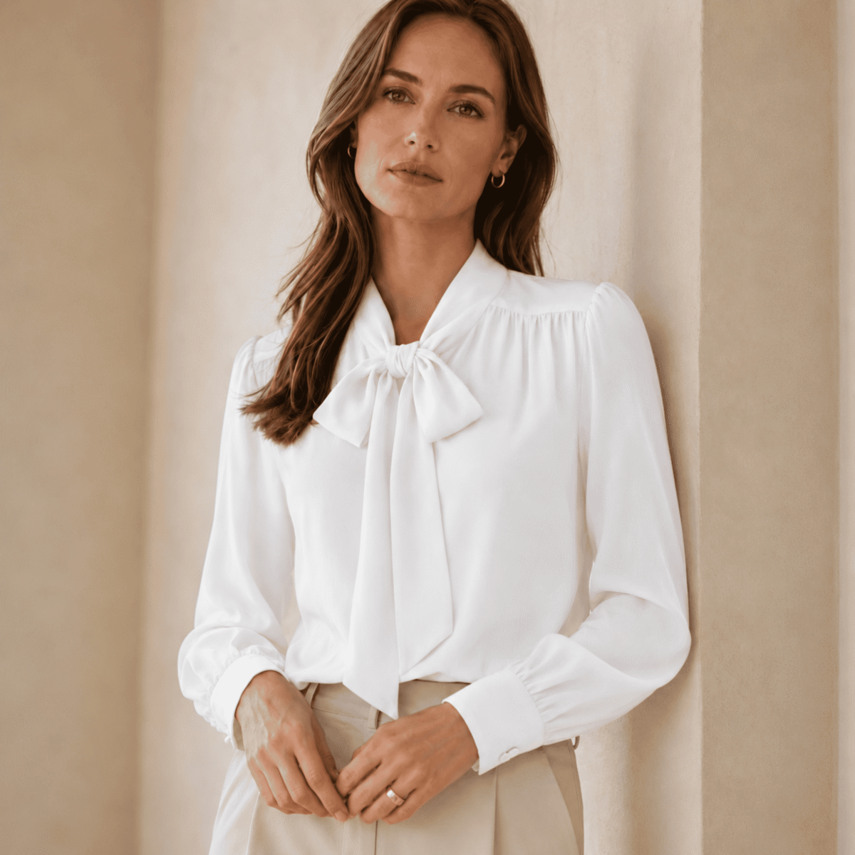 RAYON TWILL - OFF WHITE - Image 2
