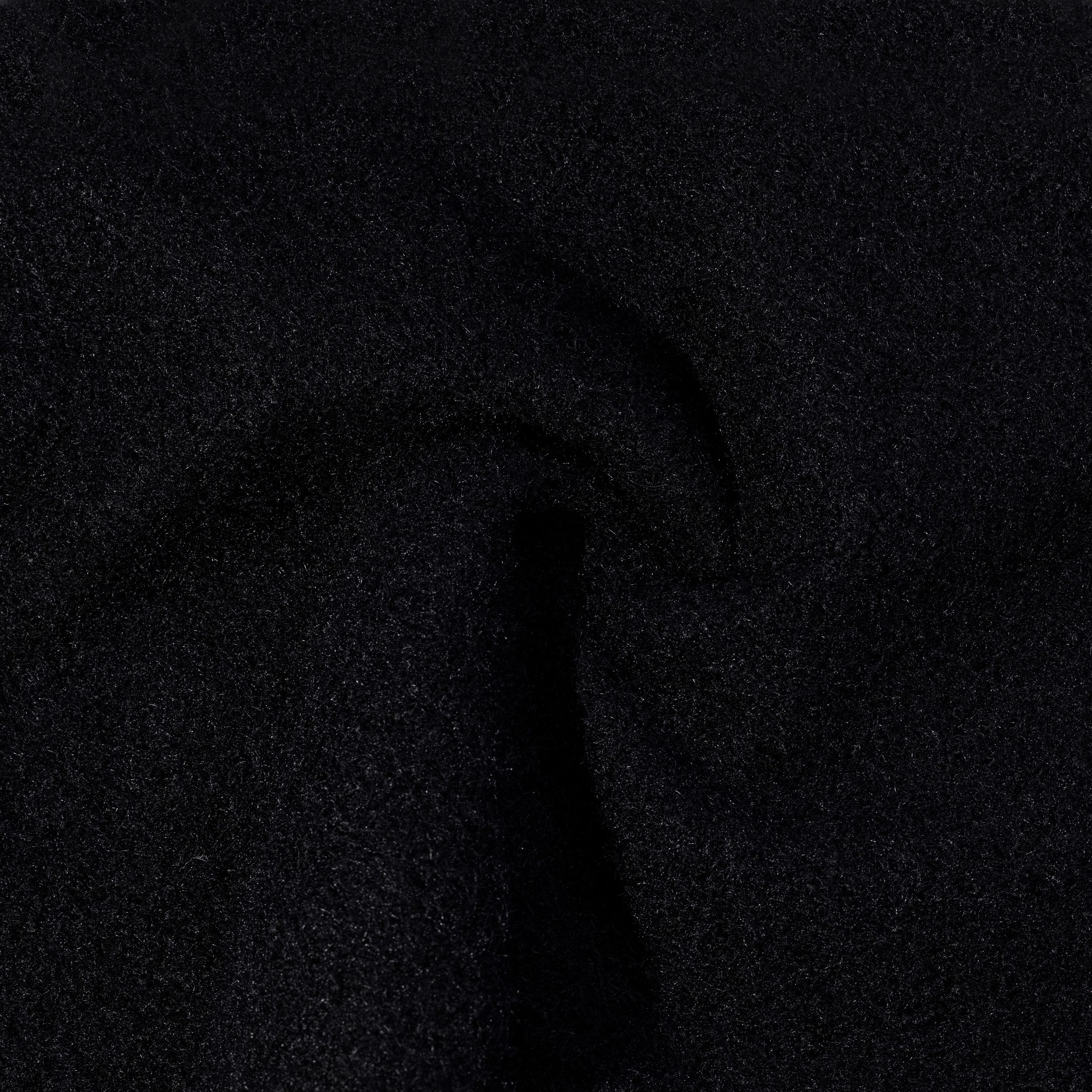 CLC-2569-6-TWIRL KNITTED OVERCOAT PERUGIA - BLACK - Image 1