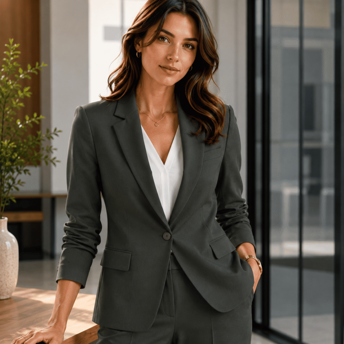 TENCEL LINEN - OLIVE - Image 2