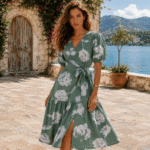 TKANINA WISKOZOWA ARIANNA DRUK - KWIATY | Wiskoza | CLC-2639-J72-4 | Fashiontree