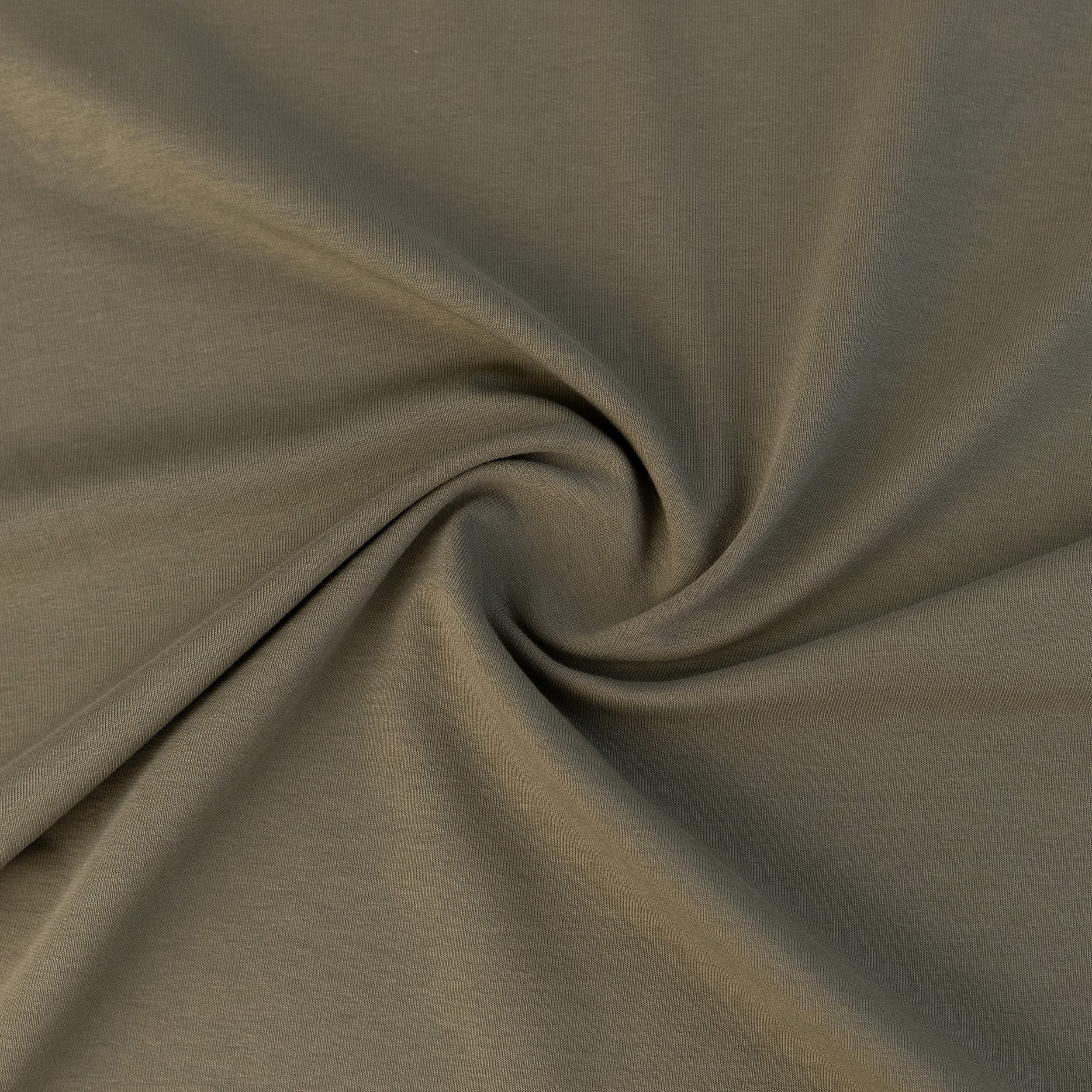 TU-20375-KHAKI-VERDE-TWIRL DZIANINA BAWEŁNIANA DRESÓWKA - KHAKI - obrazek 1
