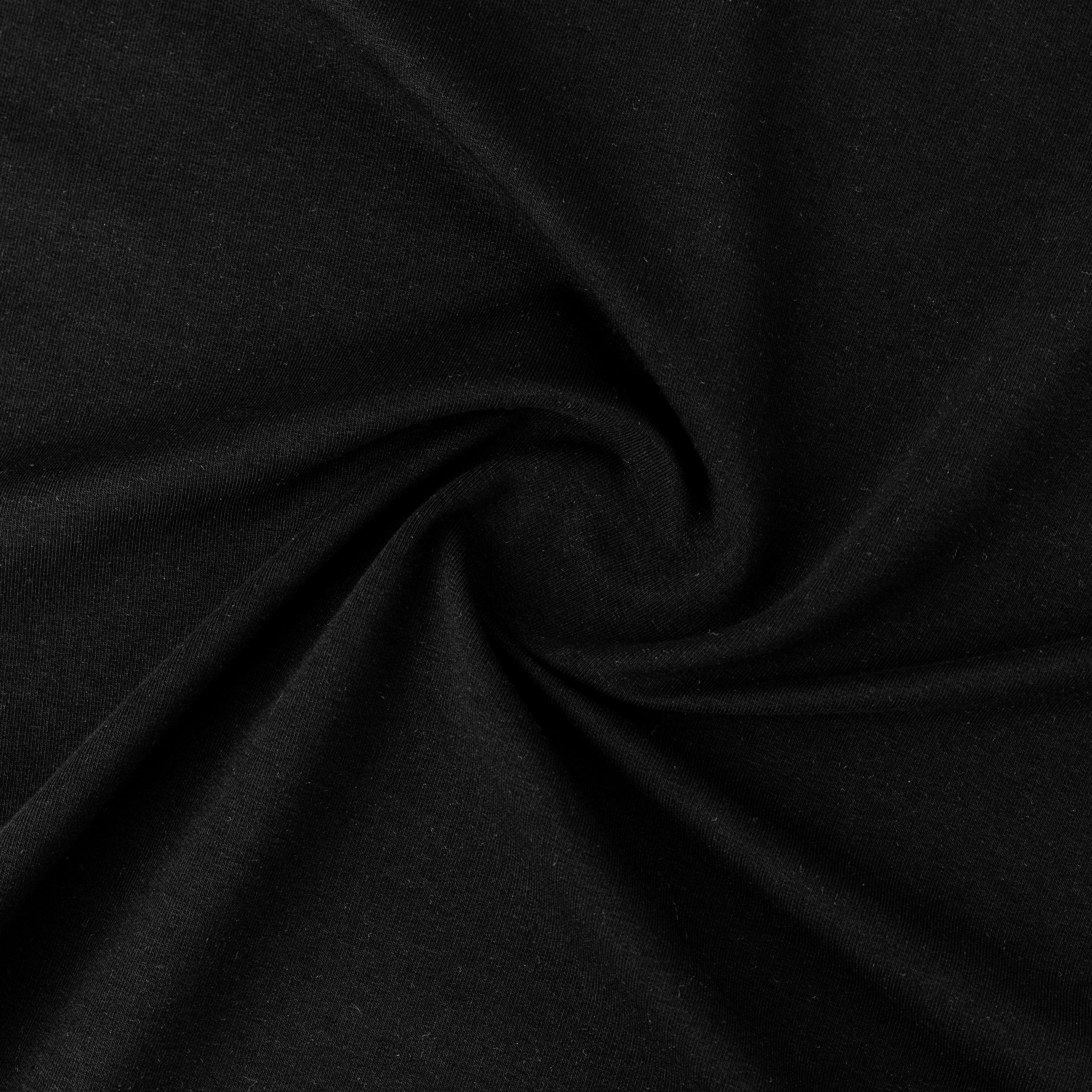 TU-20500-3-TWIRL DZIANINA BAWEŁNIANA DRESÓWKA - CZARNY - obrazek 1