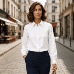 MELANGE DENIM   - WHITE - Image 2