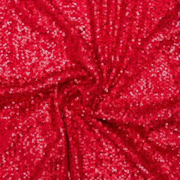 MESH SEQUINS - RED