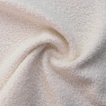POLYESTER TEDDY FLEECE - LIGHT BEIGE