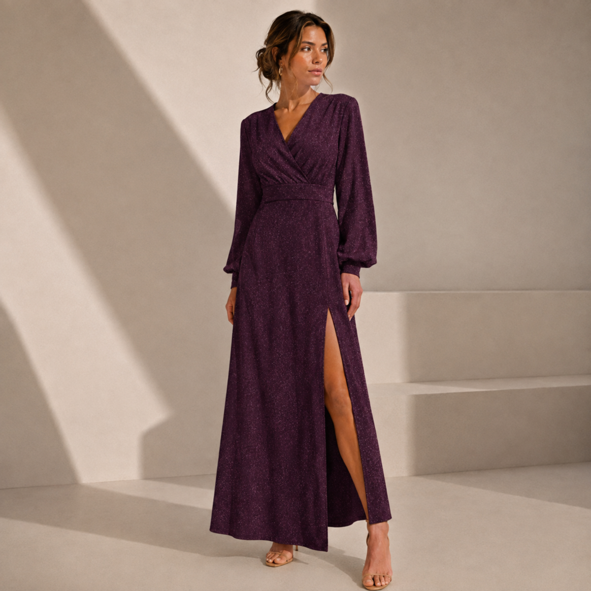 VISCOSE ATLANTA FOIL - WINE - Image 2